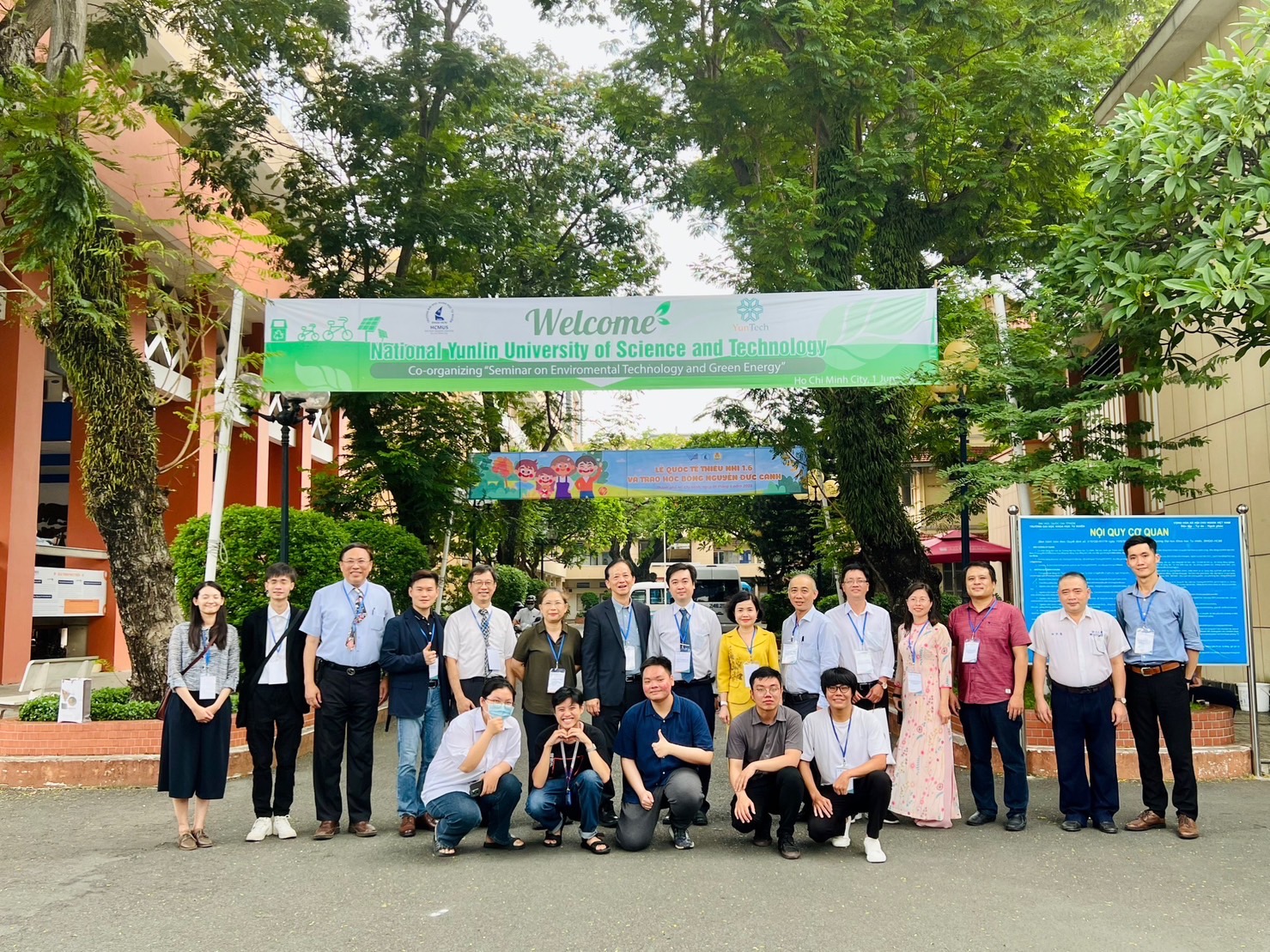 跨國環境保護研究串聯 雲科大與越南胡志明市理科大學偕手促進綠色環保