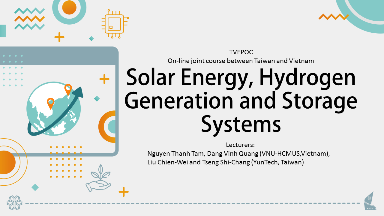 臺越課程研習：Solar Energy, Hydrogen Generation and Storage Systems