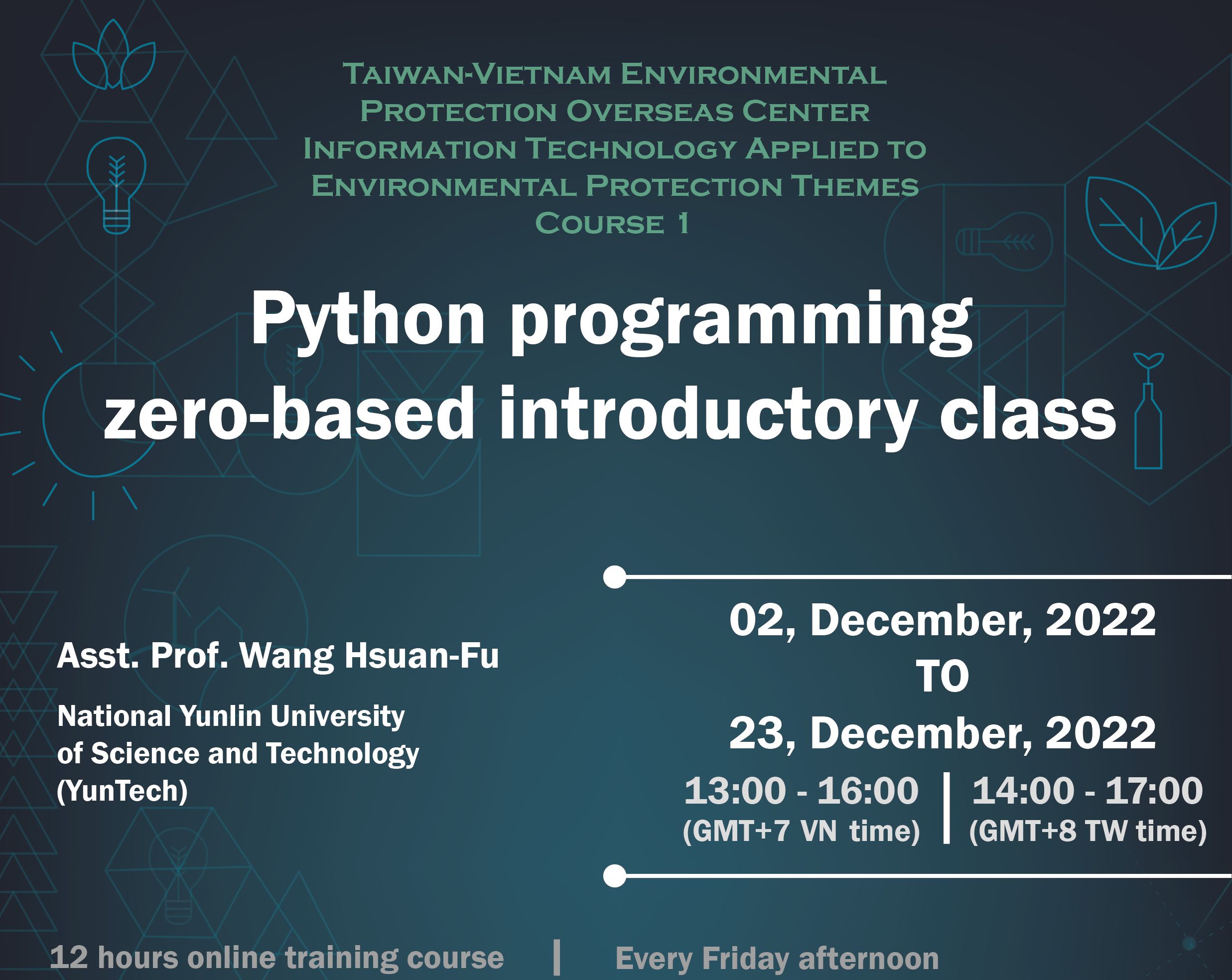 Python programming zero-based introductory class (The course is full)